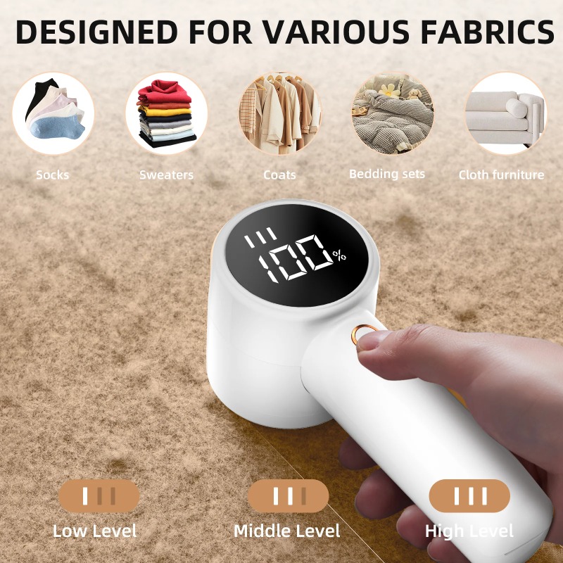 Epilator Wireless - Lint Remover Electric Digital Hair Ball