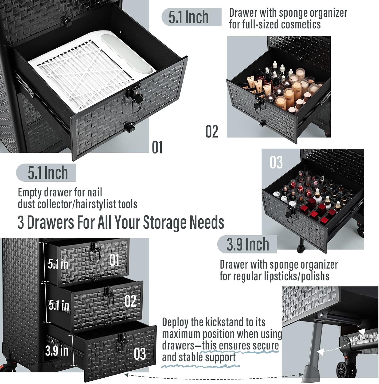Rolling Salon Cart with 3 Draw - Spa & Wellness Hotel Diament Ustroń Opinie ulasan dan harga