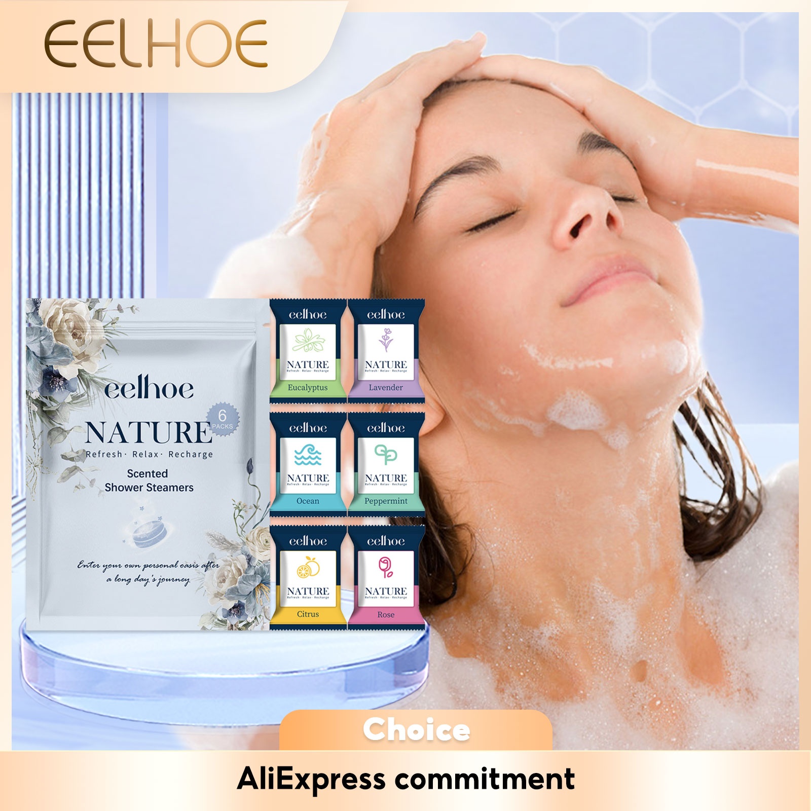 Aromatherapy Shower Steamers S - Shower Steamer Tablet ulasan dan harga