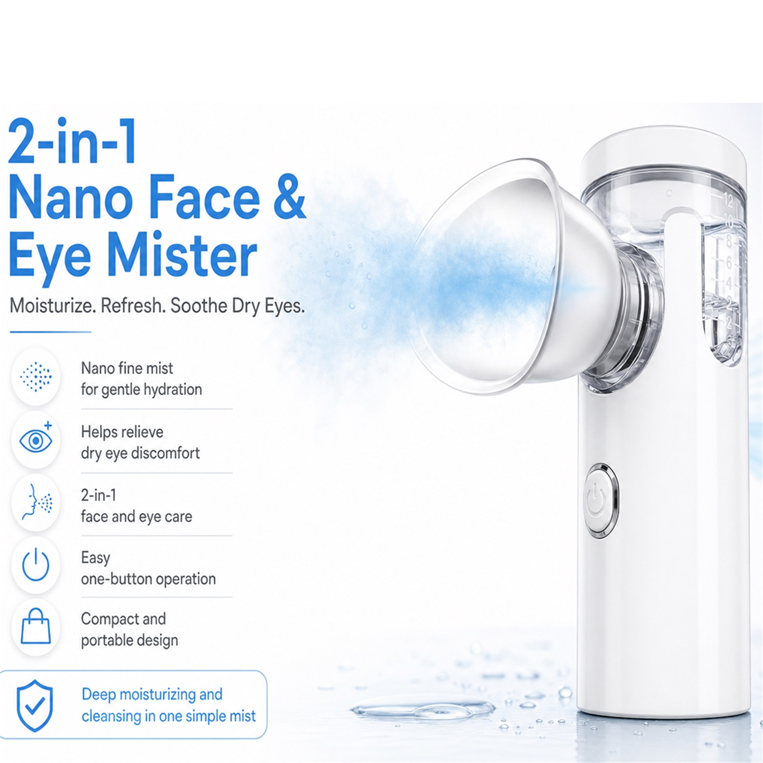 Eye Nano Sprayer Electric Eye  - Facial Steamer Nano ulasan dan harga