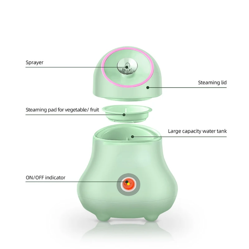 Fruit and Vegetable Facial Ste - Facial Steamer Nano ulasan dan harga