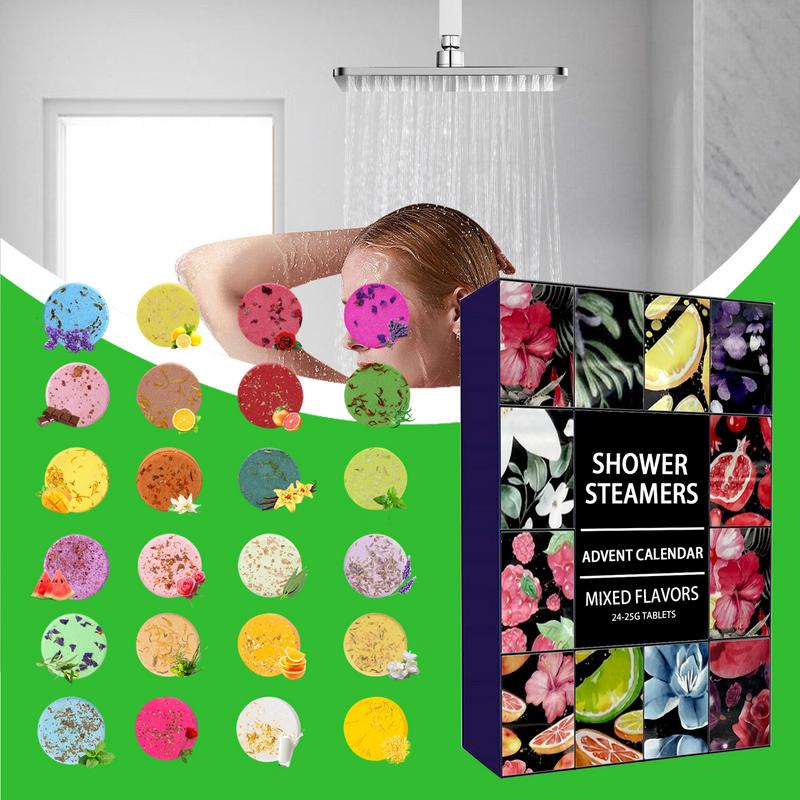 24pcs Shower Steamers Advent C - Shower Steamer Tablet ulasan dan harga