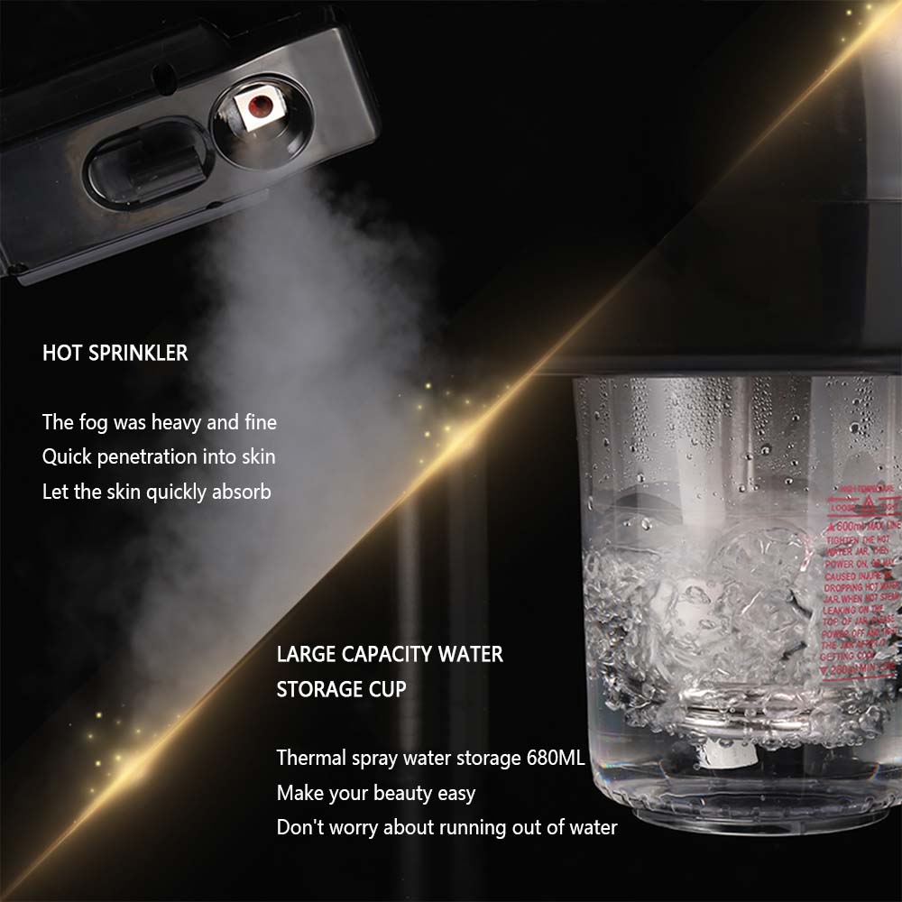 Hot Mist Ozone Humidifier Can  - Facial Steamer Nano ulasan dan harga