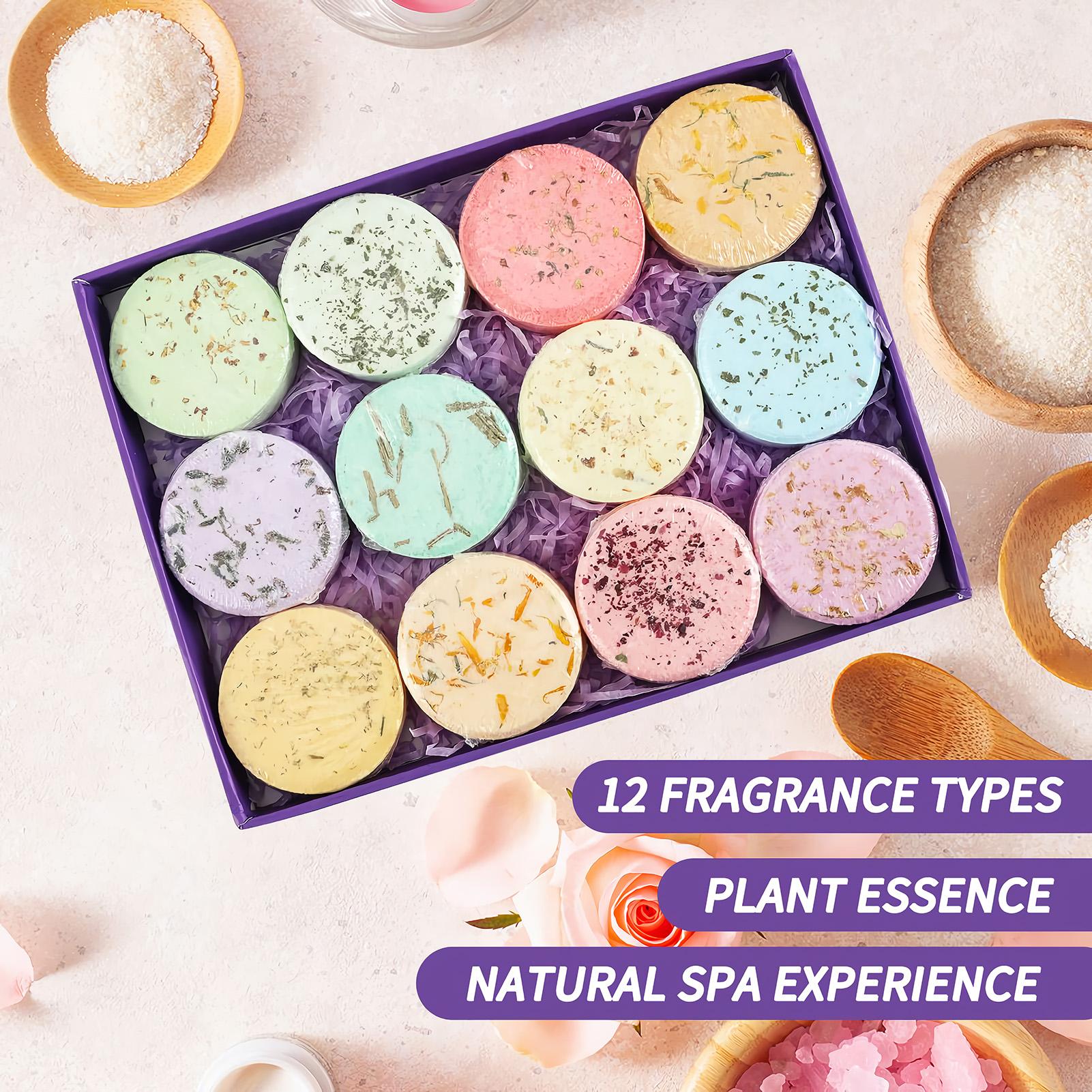 12pcs/set bathtub Aromatherapy - Shower Steamer Tablet ulasan dan harga