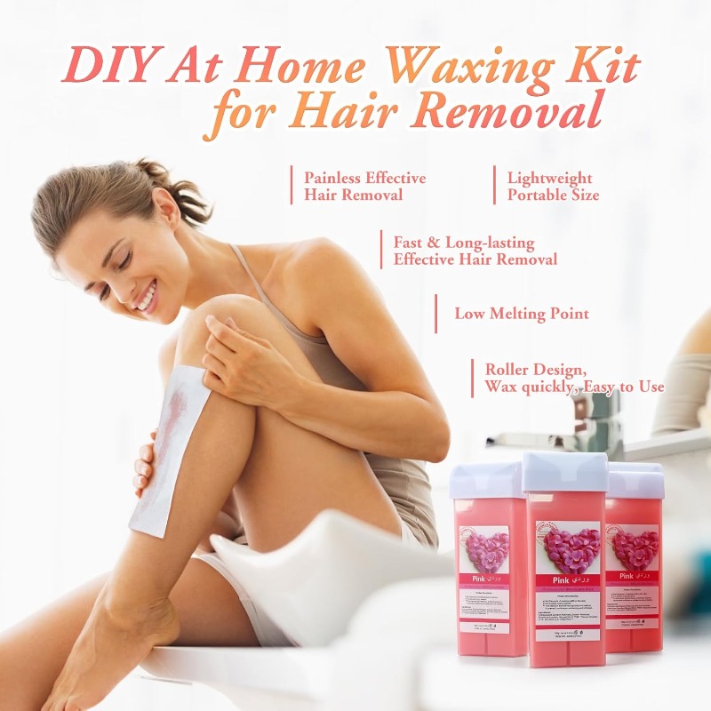 Portable Roll on Wax Kit Roll  - Waxing Kit Home ulasan dan harga