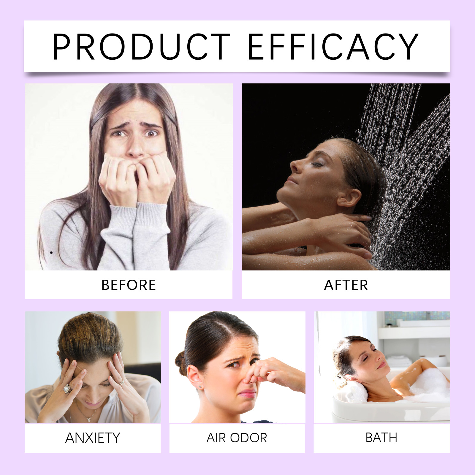 Rose Lavender Aromatherapy Sho - Shower Steamer Tablet ulasan dan harga