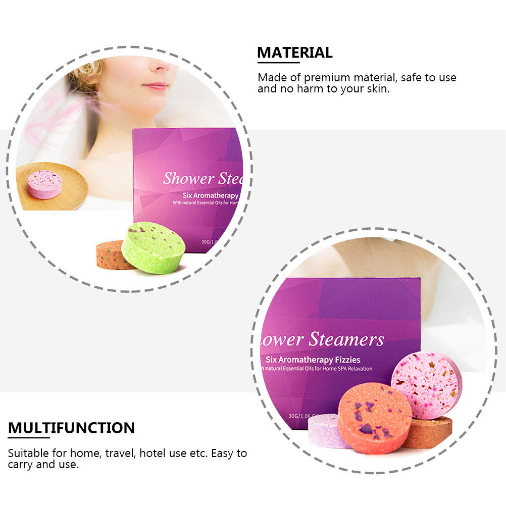 6Pcs Aroma Bath Tablets Premiu - Shower Steamer Tablet ulasan dan harga